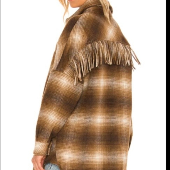 BB Dakota Jackets & Blazers - BB Dakota by Steve Madden Fringe With Benefits Shacket